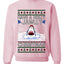 Have a Holly Jawlly Christmas, Cute Shark, Ugly Christmas Sweater, Crewneck Sweatshirts