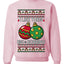 Big and Bobbing, Funny Unisex Ugly Christmas Sweater Crewneck Sweatshirts