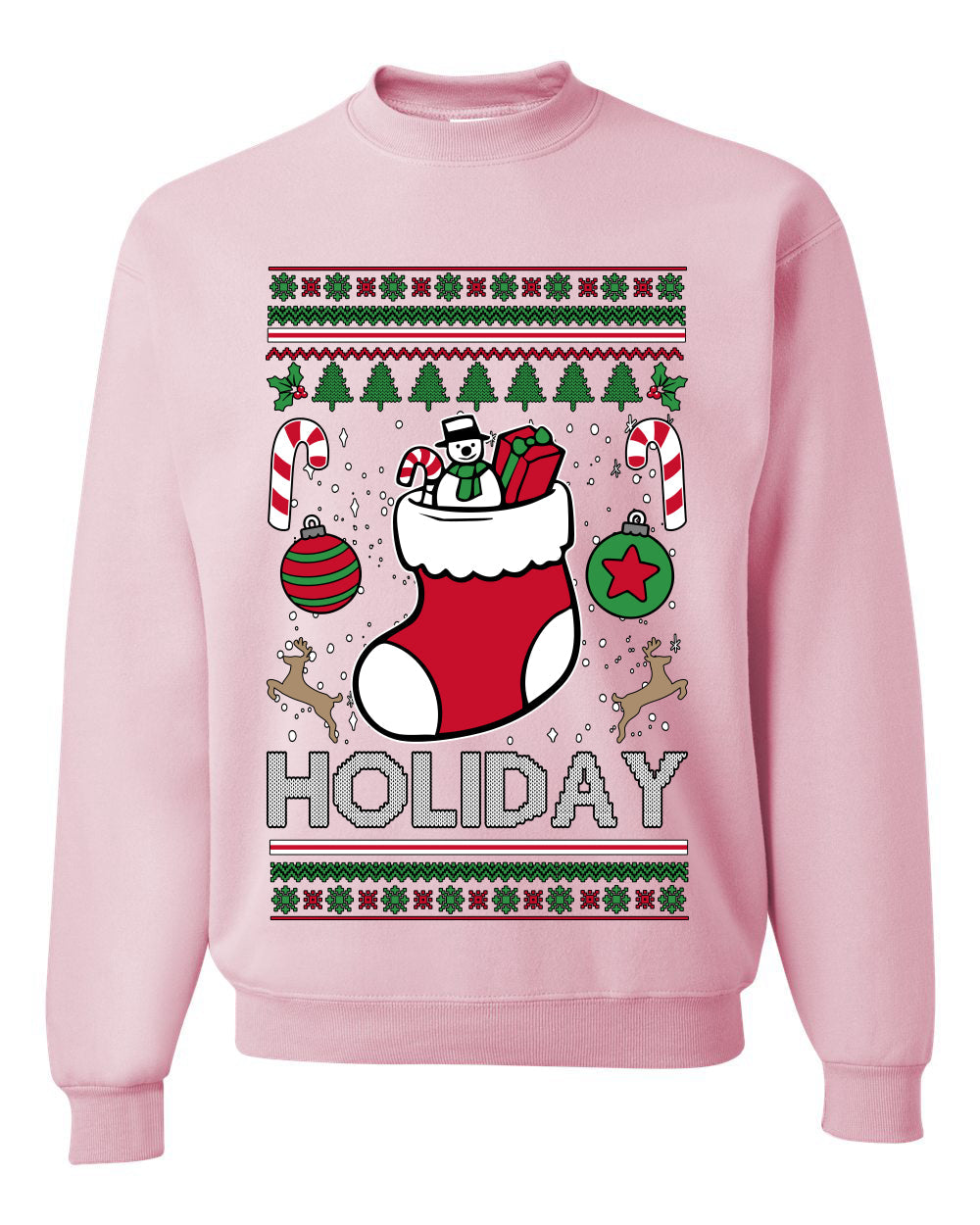 Holiday, Unisex Ugly Christmas Sweater, Crewneck Sweatshirts