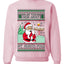 Ask Your Mom About My North Pole Naughty Santa, Unisex Ugly Christmas Sweater, Crewneck Sweatshirts
