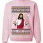 Disappointments All Of You Jesus, Unisex Ugly Christmas Sweater Crewneck Sweatshirts