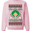 Ho Ho Ho Homerun, Baseball Fan Christmas Design, Unisex Ugly Christmas Sweater Crewneck Sweatshirts
