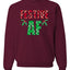 Festive AF Merry Christmas Unisex Crewneck Graphic Sweatshirt