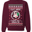 Out Here Looking Like A Snack Cookie Ugly Christmas Sweater Unisex Crewneck Sweatshirt