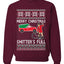 Cousin Eddie Merry Christmas Shitter's Full Ugly Christmas Sweater Unisex Crewneck Sweatshirt