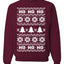 Christmas Ho Ho Ho Ugly Christmas Sweater Unisex Crewneck Sweatshirt