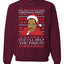 Christmas Spirit I'll Help You Find It Stanley Hudson Merry Ugly Christmas Sweater Unisex Crewneck Graphic Sweatshirt