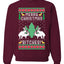 Merry Christmas Bitches Merry Ugly Christmas Sweater Unisex Crewneck Graphic Sweatshirt