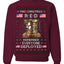 This Christmas RED Remember Everyone Deployed Veteran Ugly Christmas Sweater Crewneck Sweatshirt