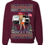 Donald Trump Merry Christmas Merica's Full Garbage Truck Ugly Christmas Sweater Crewneck Sweatshirt