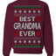 Best Grandma Ever Classic Winter Holidays Ugly Christmas Sweater Crewneck Sweatshirt