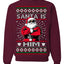 Santa Is Him Funny Gen Z Viral Meme Shades Slang Ugly Christmas Sweater Crewneck Sweatshirt
