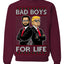 Bad Boys for Life Donald Trump JD Vance Funny 90s Movie Ugly Christmas Sweater Crewneck Sweatshirt