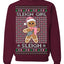Sleigh Girl Sleigh Funny Trendy Pop Girly Sling Bag Coffee Cup Unisex Ugly Christmas Sweater Crewneck Sweatshirt