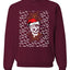 RIP XXXTentacion Santa Skull Xmas Bad Vibes XXX ? Ugly Christmas Sweater Unisex Crewneck Sweatshirt