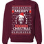 Merry Fookin Christmas Ugly Christmas Sweater Unisex Crewneck Sweatshirt