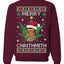 Merry Chrithmith Weed Pot Leaf Join Stoner Ugly Christmas Sweater Unisex Crewneck Sweatshirt