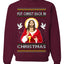 Put Christ Back In Christmas Ugly Christmas Sweater Unisex Crewneck Sweatshirt