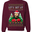 Let's Get Lit Clark Vacation Ugly Christmas Sweater Unisex Crewneck Sweatshirt