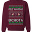 Feliz Navidad Bichota Ugly Christmas Sweater Unisex Crewneck Sweatshirt