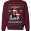 Season's Greeting From Nakatomi Plaza Ugly Christmas Sweater Unisex Crewneck Sweatshirt