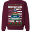 No One Fights Alone Holiday First Responder Police Fire Emt Ugly Christmas Sweater Unisex Crewneck Sweatshirt