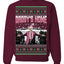 Daddy's Home Pink Suit, I'll Be Home For Christmas | Funny Santa Clause President Donald Trump Xmas Sweaters Crewneck Sweatshirt