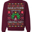 Nakatomi Corporation Christmas Party 1988 Plaza Logo, Classic Die Hard McClane 80s Xmas Movie Quote Ugly Christmas Sweater Crewneck Sweatshirt