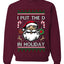 I Put The D In Holiday, Unisex Ugly Christmas Sweater Crewneck Sweatshirts