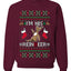 I'm His Reindeer, Unisex Ugly Christmas Sweater Crewneck Sweatshirts