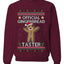 Official Gingerbread Taster, Unisex Ugly Christmas Crewneck Sweatshirts