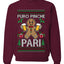 Puro Pinche Pari,Unisex Ugly Christmas Sweater, Crewneck Sweatshirts