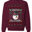 Snow Blower, Funny Unisex Ugly Christmas Crewneck Sweatshirts
