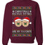 Christmas Festivi-Titties Are My Favorite, Unisex Ugly Christmas Sweater Crewneck Sweatshirts