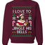 I Love To Jingle His Bells, Unisex Ugly Christmas Sweater, Crewneck Sweatshirts