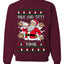 Milk And Titty Time, Unisex Ugly Christmas Sweater Crewneck Sweatshirts