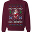 Skinny Santa Ho Ho Ho Ho-Zempic Weight Loss Shot, Unisex Ugly Christmas Sweater, Crewneck Sweatshirts