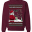 Santa Drone Show Reindeer, Unisex Ugly Christmas Sweater Crewneck Sweatshirts