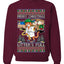 Litters Full Cat, Unisex Ugly Christmas Sweater Crewneck Sweatshirts