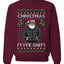 Santa Christmas Type Shit, Unisex Ugly Christmas Sweater Crewneck Sweatshirts
