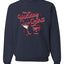 Full of Holiday Spirit, Martini Drink Holiday Design Unisex Christmas Sweater, Crewneck Sweatshirts
