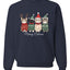 Meowy Catmas, Christmas Cat Lover Design, Unisex Christmas Sweater, Crewneck Sweatshirts