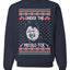 Under The Missle Toe Ugly Christmas Sweater Unisex Crewneck Sweatshirt