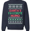 Santa's Favorite Homo Ugly Christmas Sweater Unisex Crewneck Sweatshirt