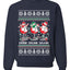 Holiday Spirits Drink Drank Drunk Snowmen Ugly Christmas Sweater Unisex Crewneck Sweatshirt