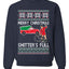 Cousin Eddie Merry Christmas Shitter's Full Ugly Christmas Sweater Unisex Crewneck Sweatshirt
