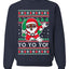 Yo Yo Yo Black Santa Ugly Christmas Sweater Unisex Crewneck Sweatshirt