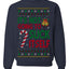 It's Not Going to Suck Itself Funny Candy Cane Ugly Christmas Sweater Crewneck Sweatshirt