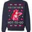 You Can Take Me Hot to Go, Funny Midwest Princess Pop Star Ugly Christmas Sweater Crewneck Sweatshirt