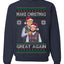 Make Christmas Great Again Trump Vance 2024 Movie Parody Ugly Christmas Sweater Crewneck Sweatshirt